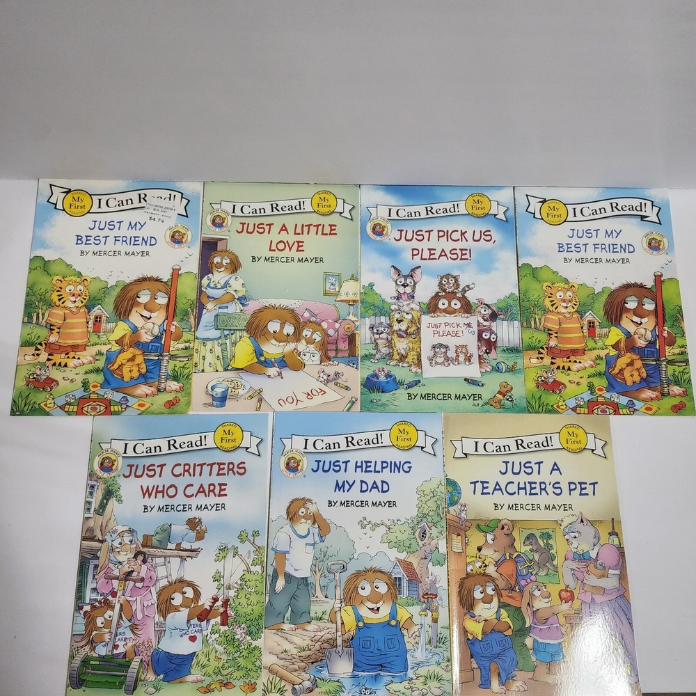 7 Mercer Mayer Little Critter I Can Read My First Reading Paperback Book Lot